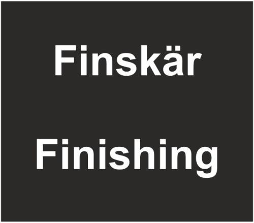 Finskär / Finishing